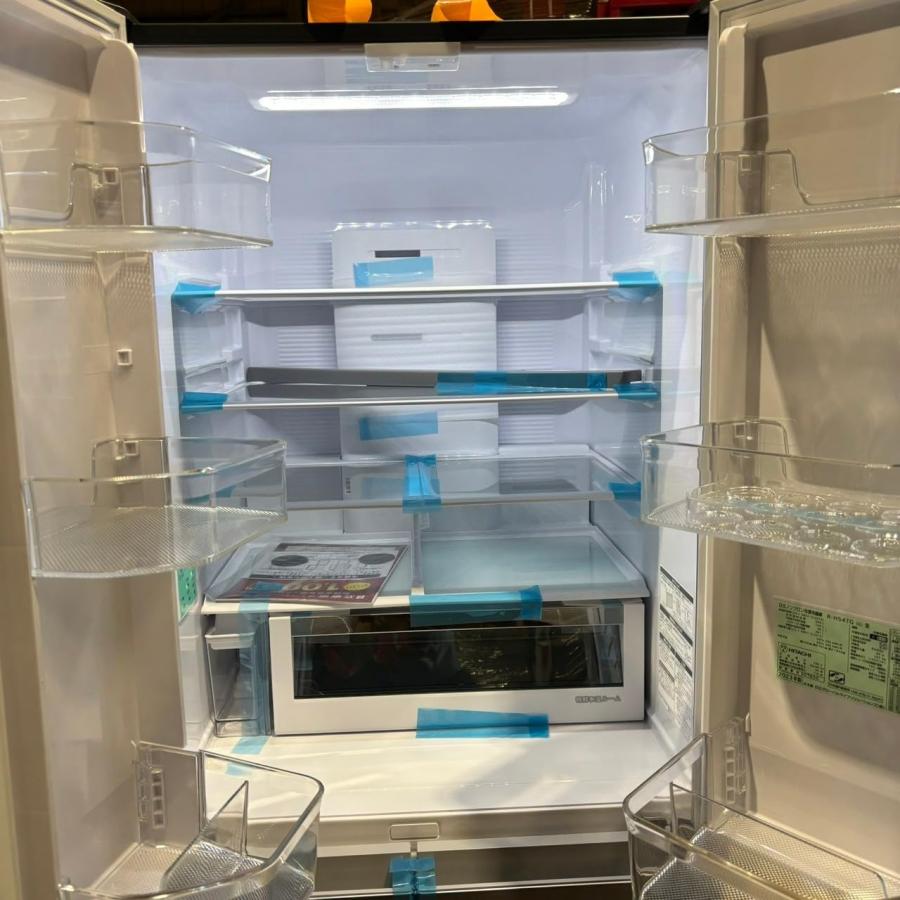 日立（HITACHI） 冷蔵庫 幅65cm 540L フレンチドア R-H54TG S シルバー