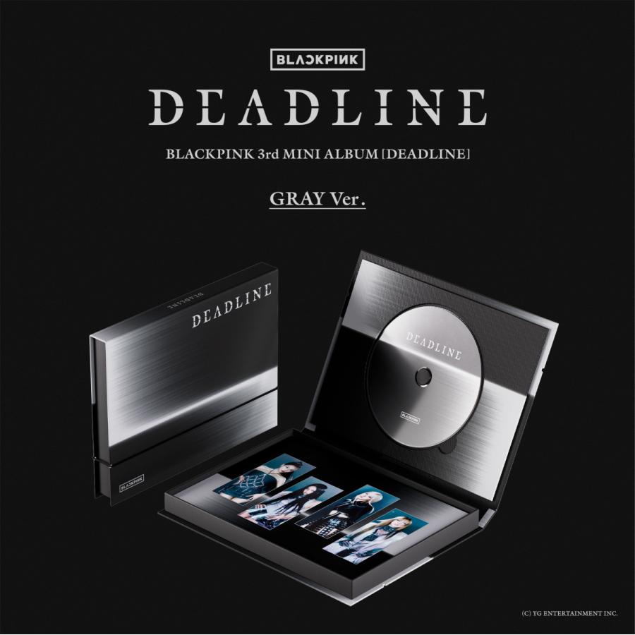 予約販売】BLACK PINK 公式グッズ - DEADLINE (GRAY Ver.) / 3RD MINI