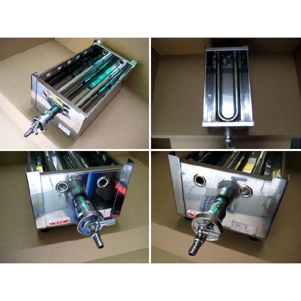 業務用 たこ焼き器 1丁掛 [18穴x1連] (プロパンガス用) : MDS01