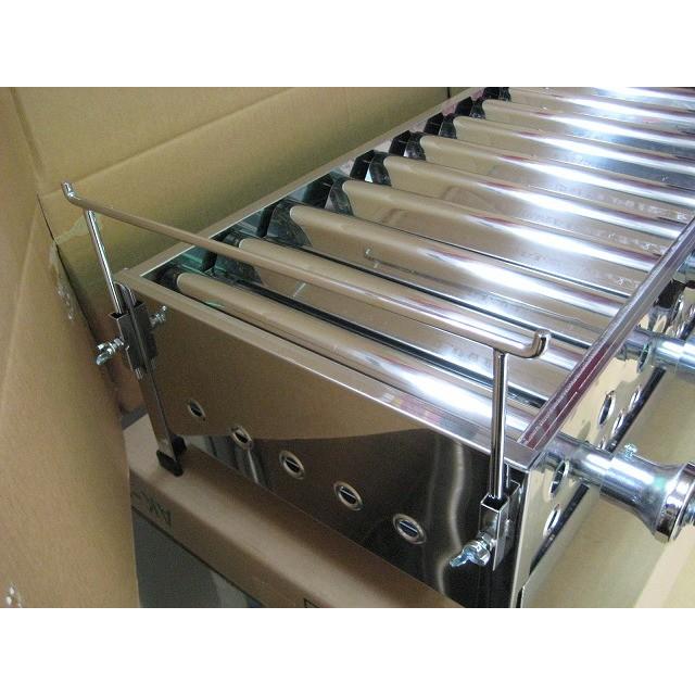 AKS 業務用 ガス式 網焼き器（焼物グリラー） BY-5 横幅740x奥行355x高