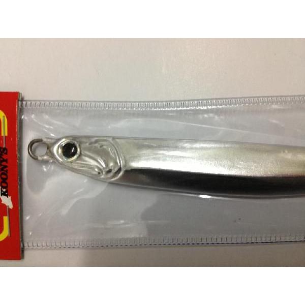 クリックポスト発送）KOONY'S クーニーズ 背黒ジグ 銀箔 80g