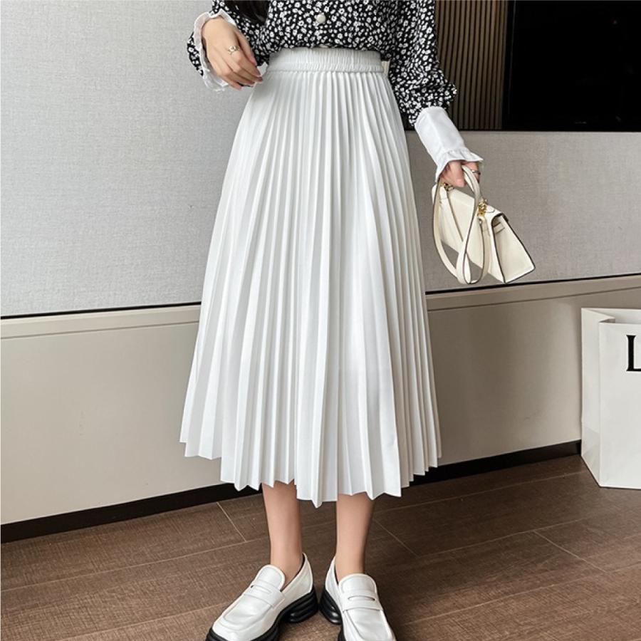 ロングプリーツスカート レディース ボトムス スカート ロング丈