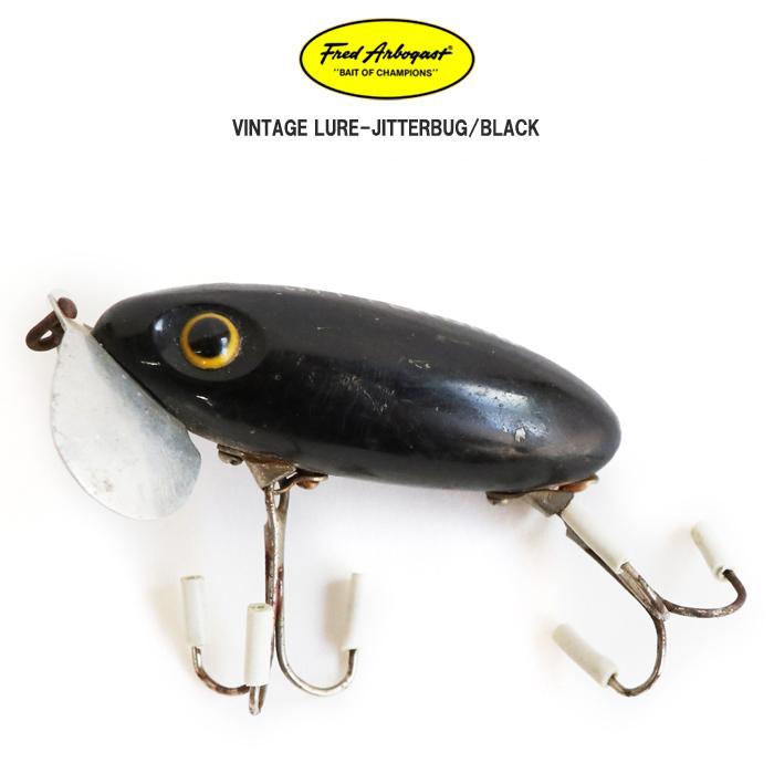 VINTAGE ビンテージルアー FRED ARBOGAST JITTERBUG BLACK オールド