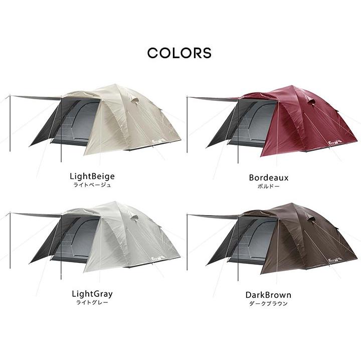 FIELDOOR（フィールドア） テント ドーム型テント ワンタッチ 大型
