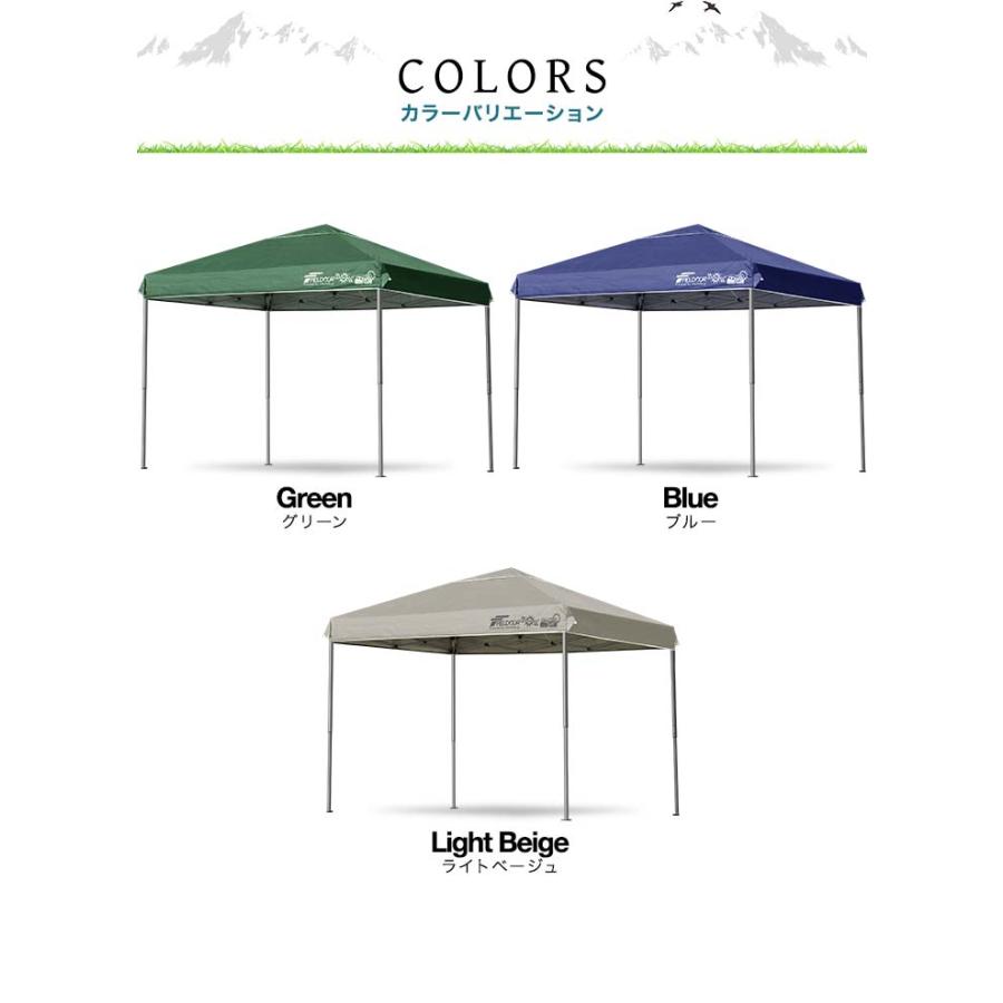 FIELDOOR（フィールドア） タープテント 3m×2m 強化フレーム 軽量
