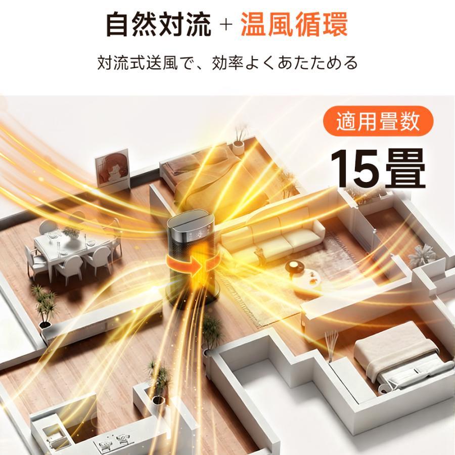 レビュー特典あり】 セラミックヒーター 人感センサー 小型 速暖 1200W