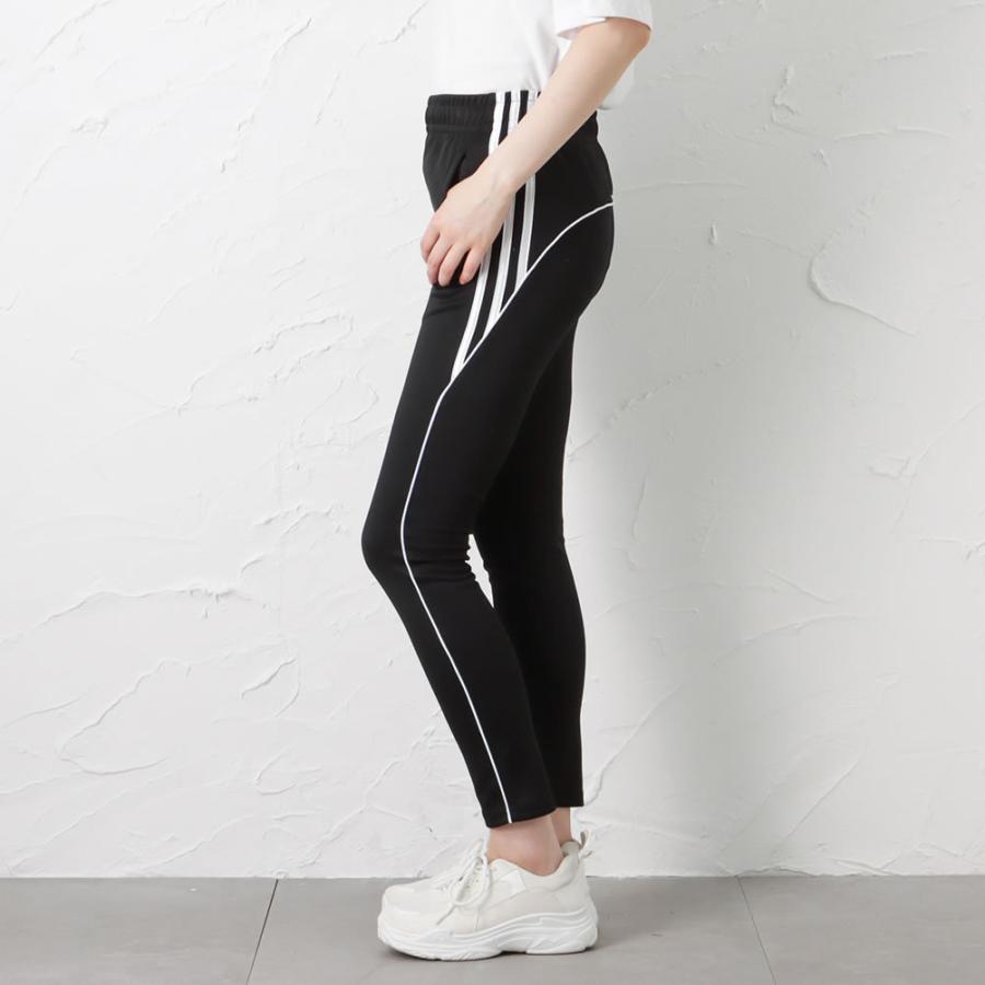 adidas（アディダス） ラインパンツ レディース 速乾 ウエストゴム