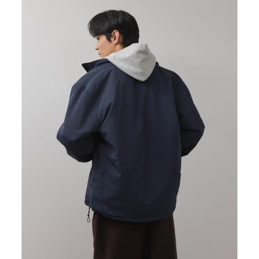 NAVY ボアブルゾン メンズ アウター リバーシブル 2WAY あったか