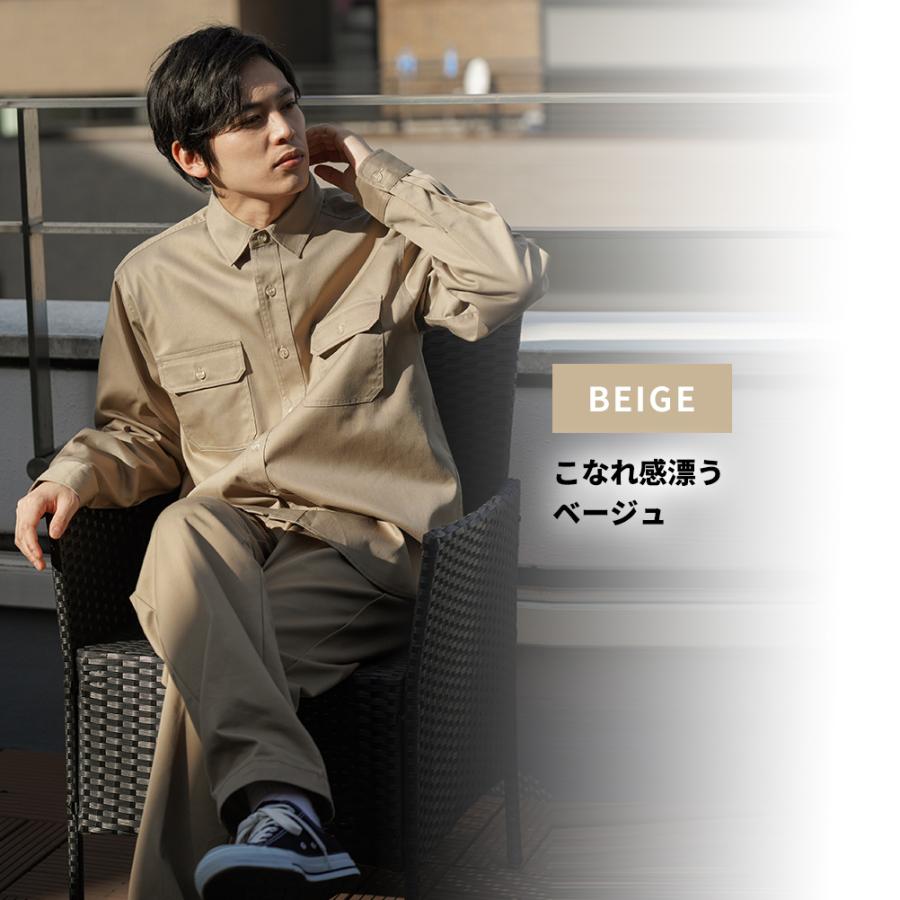 Dickies（ディッキーズ） ワークシャツ メンズ 無地 シンプル 胸