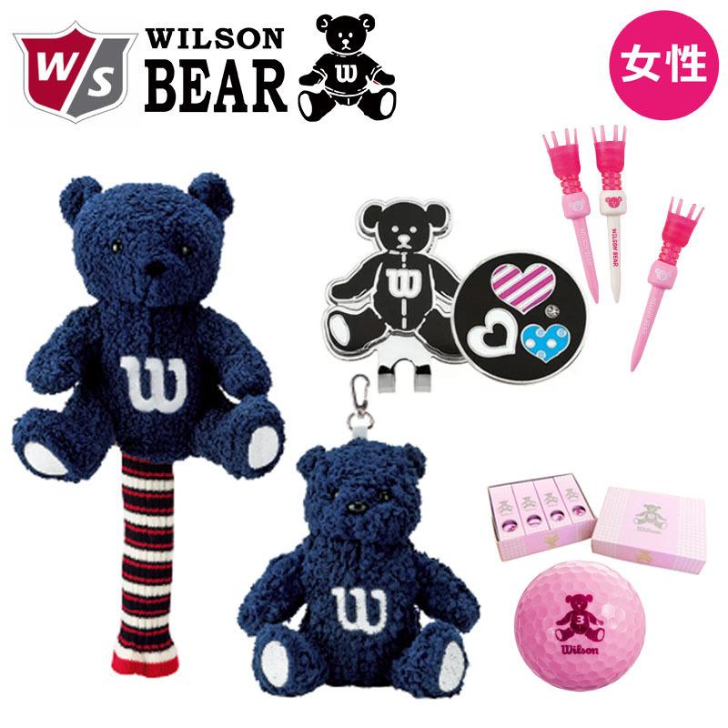 WILSON BEAR ウィルソンベア レディース5点セット ゴルフボール1ダース