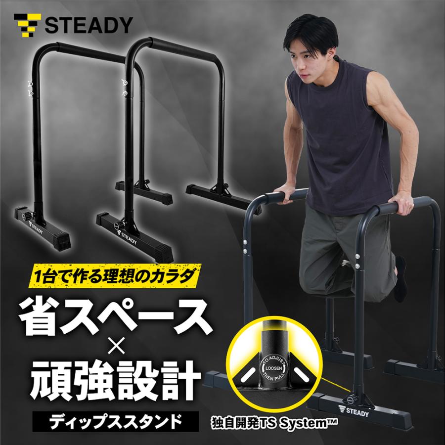 STEADY（ステディ） ディップススタンド 折りたたみ 耐荷重150kg 自重