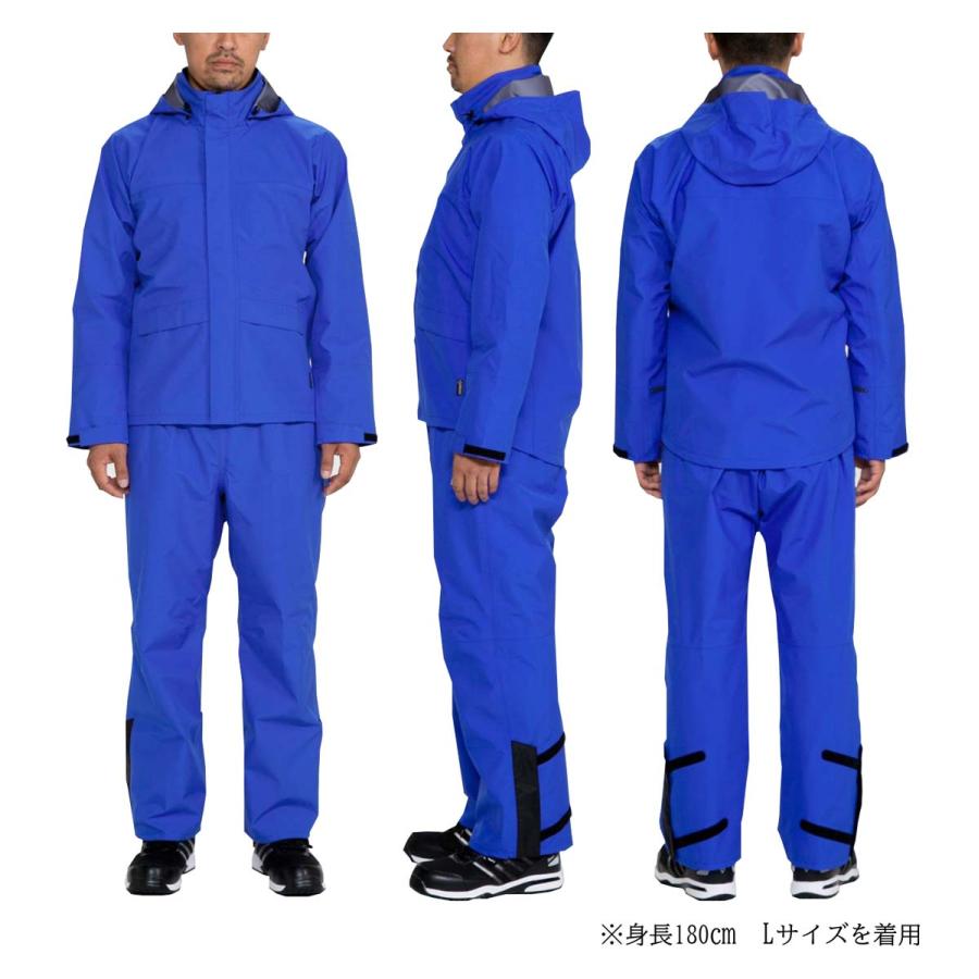 MAEGAKI MAEGAKI AP2700 制電レインスーツ ゴアテックス プロ仕様 作業