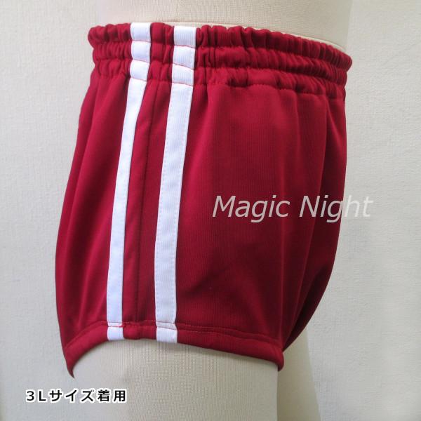 ブルマ 赤 ライン入り 体操服 体操着 ぶるま スポーツ ユニフォーム