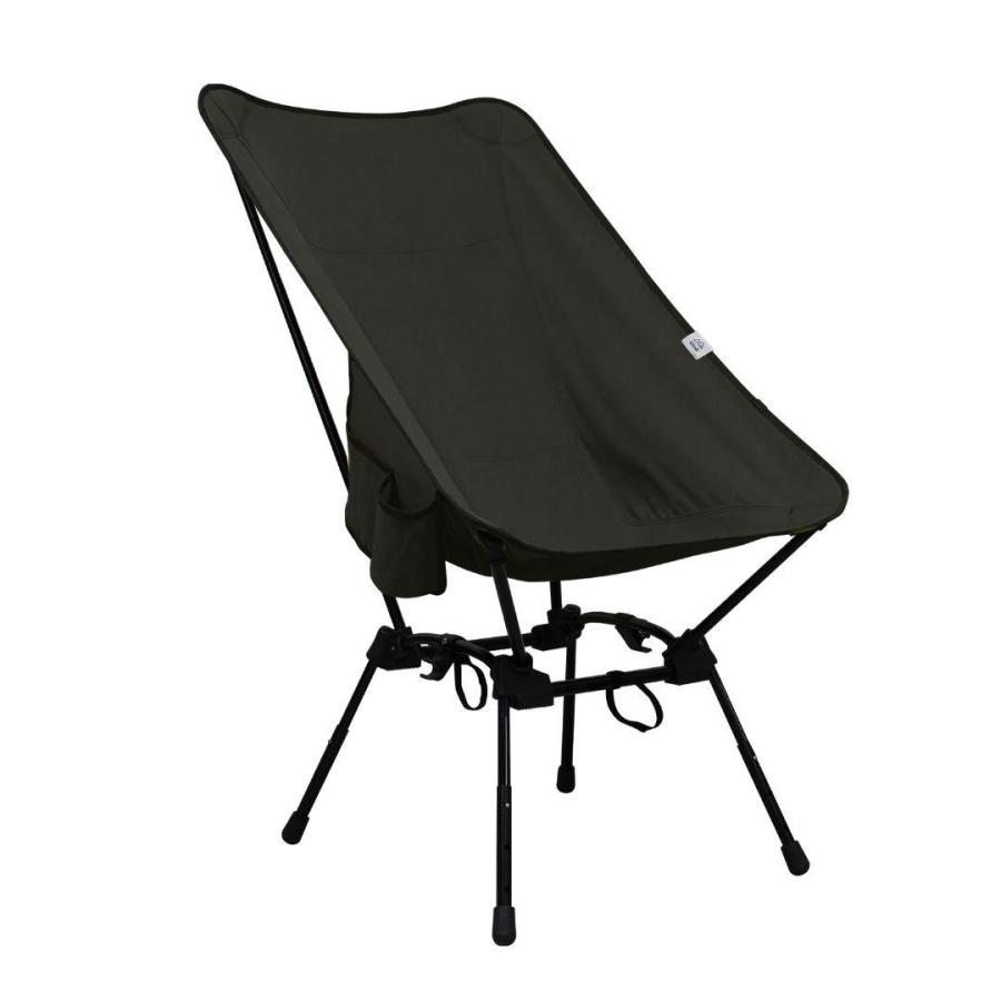 8tail ナイスナ椅子 黒 茶 背もたれロングタイプ 『寝れる椅子』 帆布