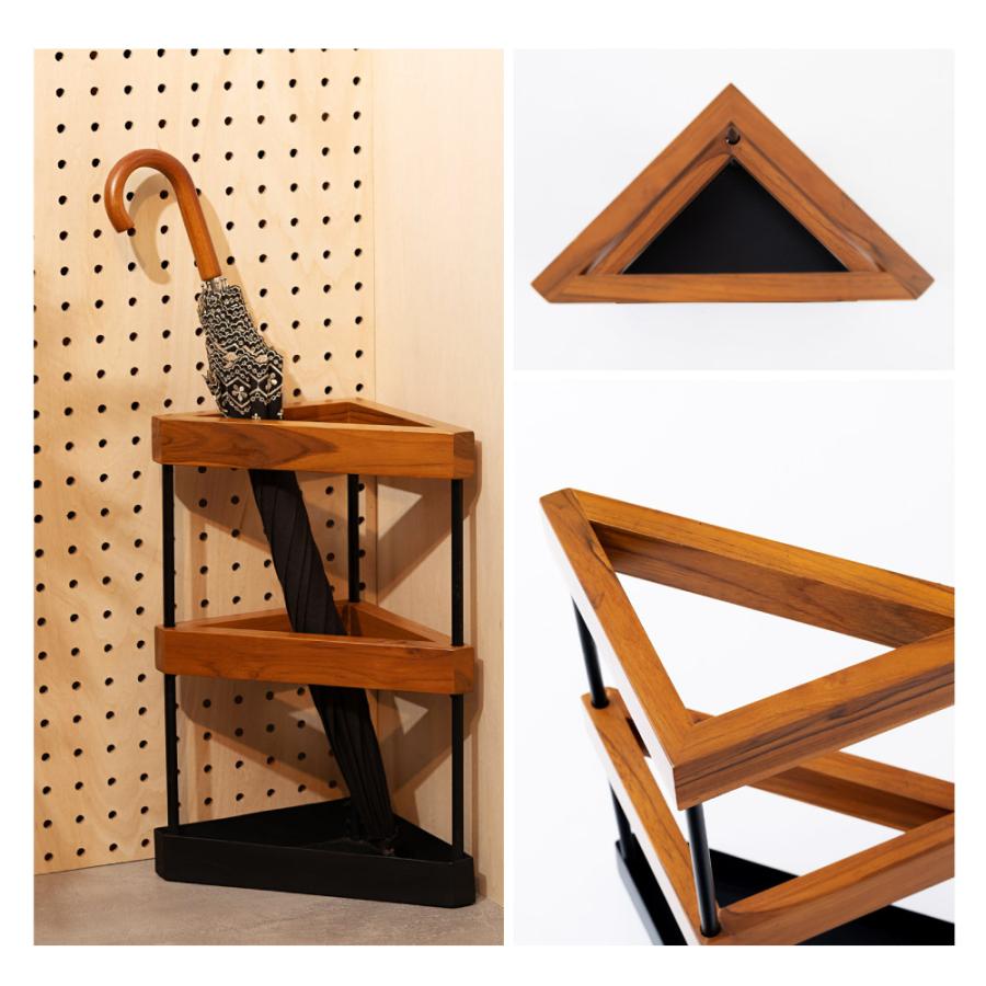 東谷 傘立て スリム おしゃれ 北欧 モダン シック コンパクト 木製