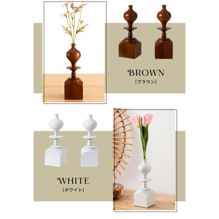 花瓶 フラワーベース 木製 円形 おしゃれ シンプル 高級感 天然木