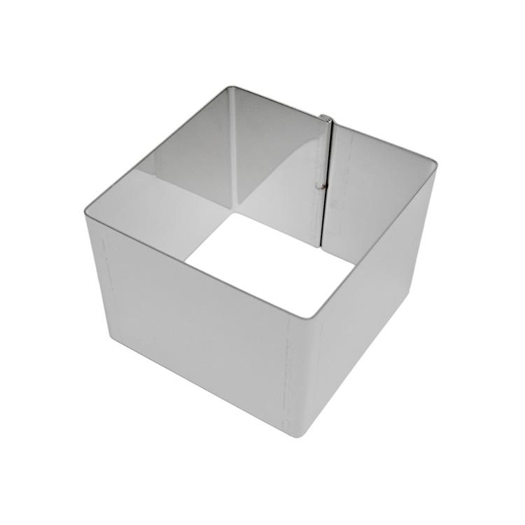 正方形 セルクル型 5.5cm × 高4cm 18-8 ステンレス | 5.5センチ 空焼き