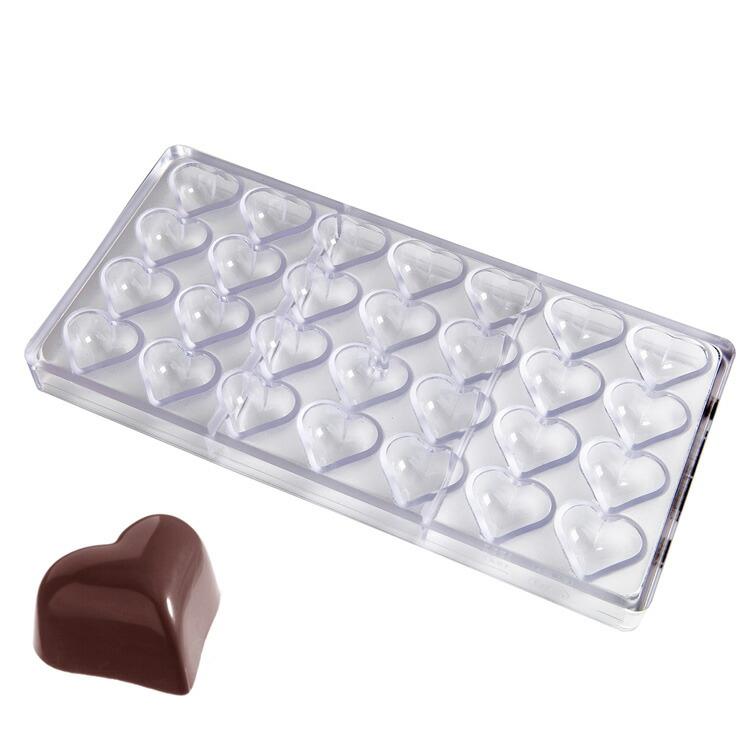 チョコレートワールド 1526 チョコ型 スモールハート 28個付