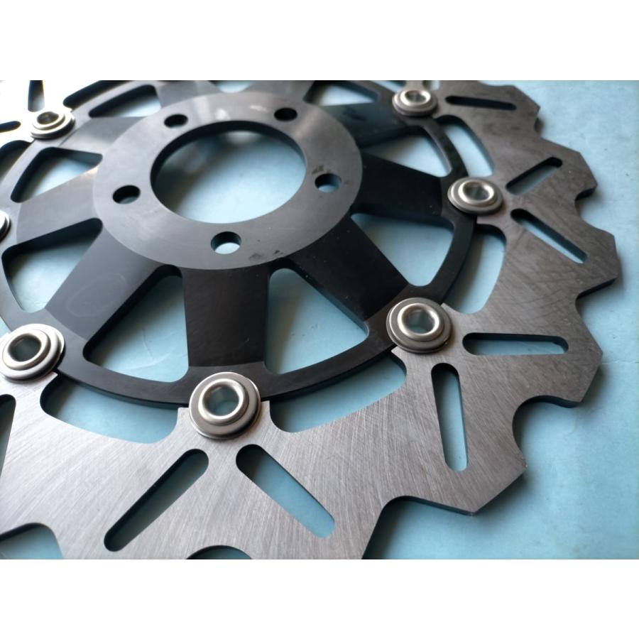 新品 ブレーキディスク バリオス 前後セット 036S黒フロント,リア