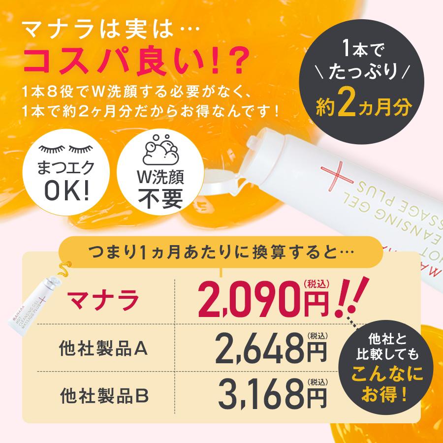 MANARA（マナラ） 公式 ホットクレンジングゲル 3本セット ジェル