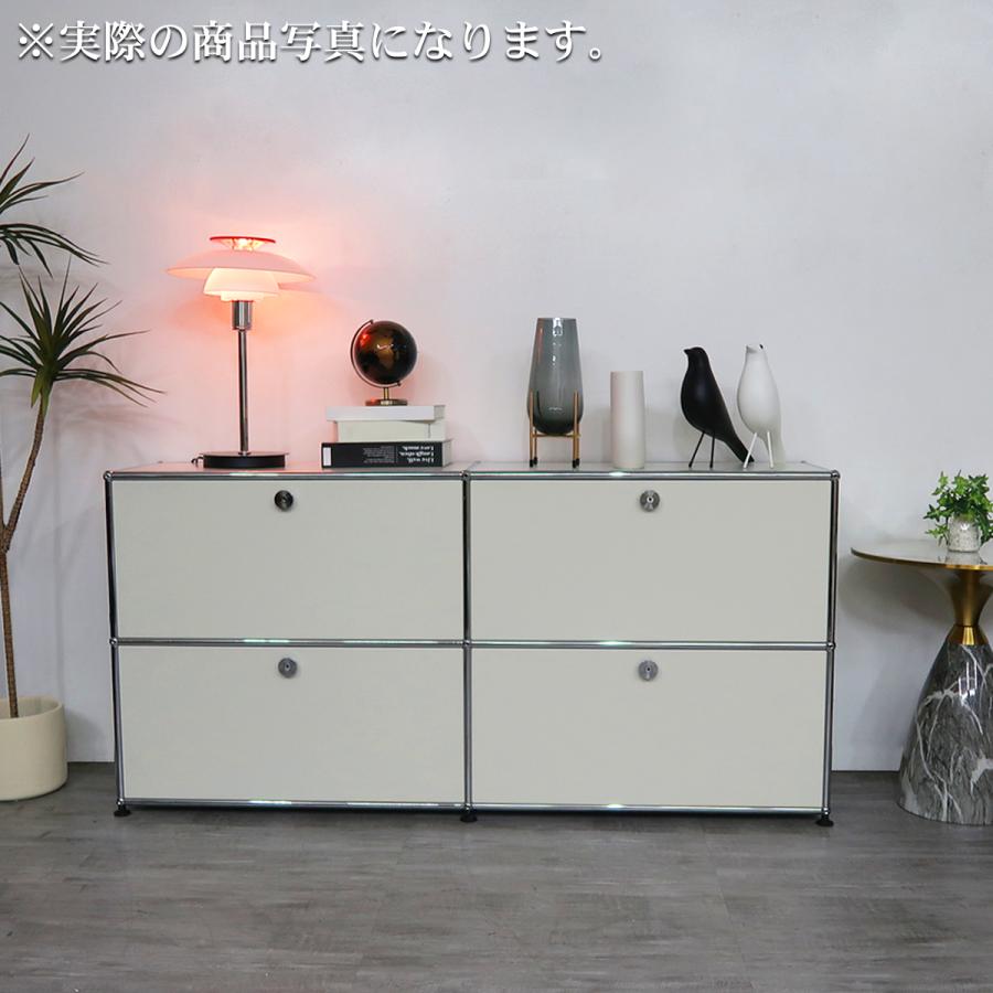 USM ハラー キャビネット 北欧 鍵付き サイドボード 幅153cm 国内在庫