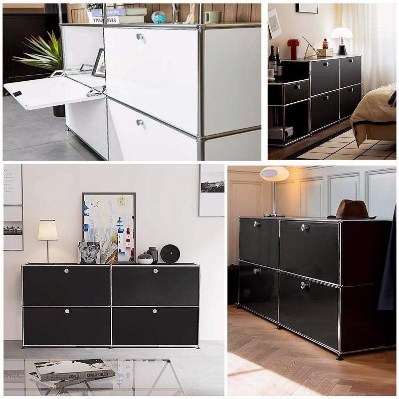 USM ハラー キャビネット 北欧 鍵付き サイドボード 幅153cm 国内在庫