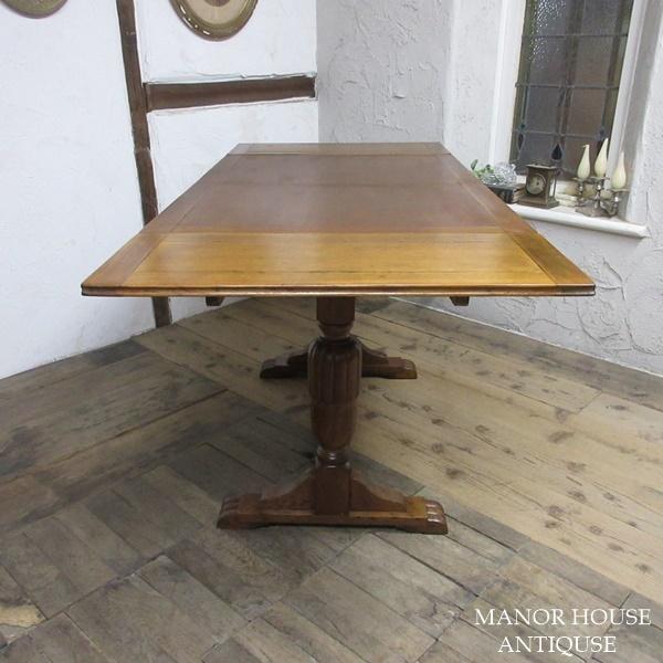 イギリス アンティーク 家具 ダイニングテーブル ドローリーフテーブル