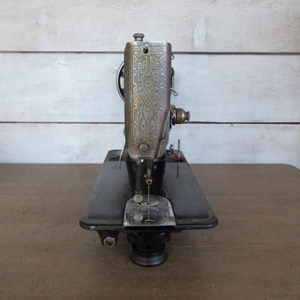 ドイツ製 SINGER シンガー ミシン 手回しミシン アンティーク 1908年頃