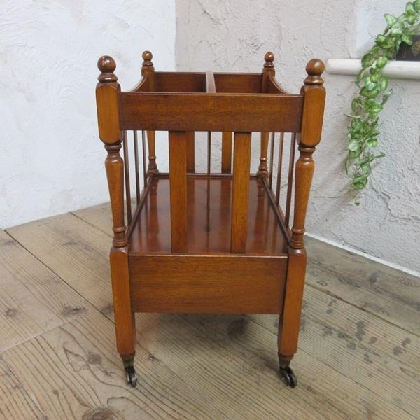 イギリス アンティーク 家具 マガジンラック カンタベリー 楽譜入れ
