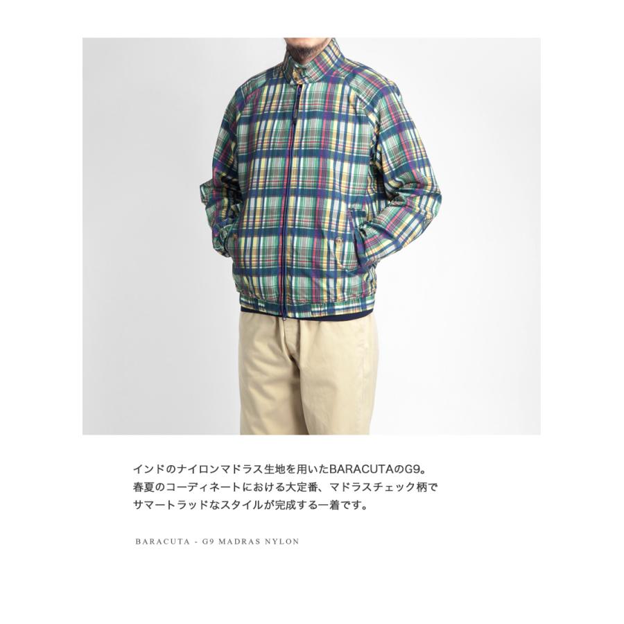 BARACUTA（バラクータ） 【セール価格】 BARACUTA G9 マドラスチェック