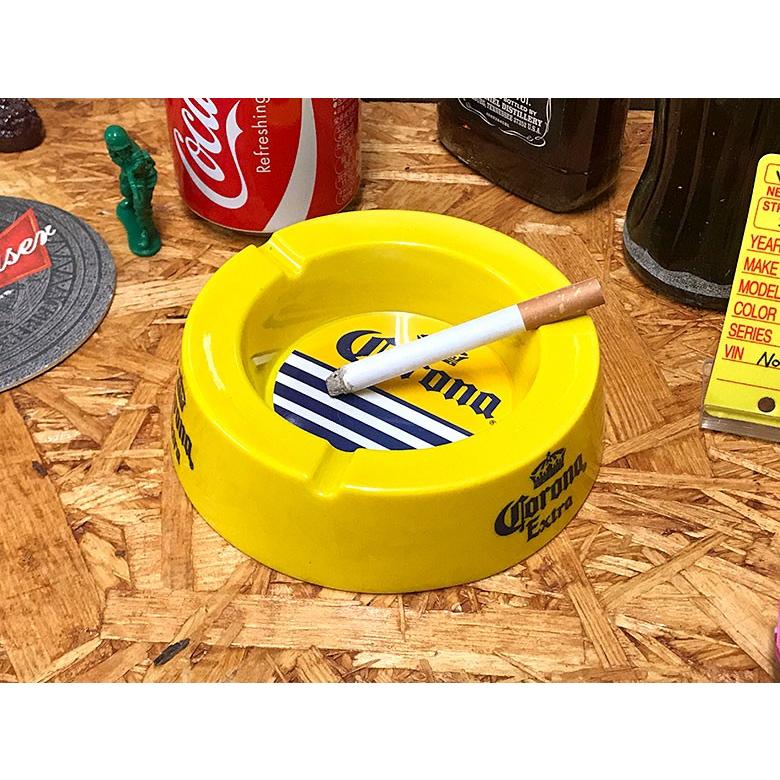 B1 ノベルティ灰皿 Corona コロナ プラスチック製 [ アメリカン雑貨
