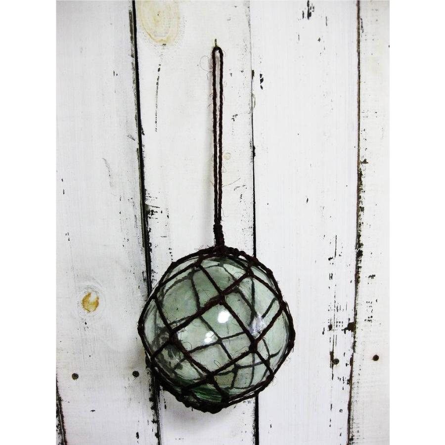 ガラス浮玉NO．5（16cm） マリン雑貨 ガラス玉 ガラスブイ : マリン