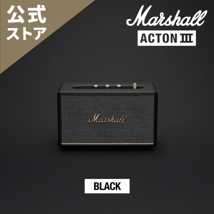 Marshall（マーシャル） ワイヤレススピーカー ACTON3BLUETOOTH-BLACK
