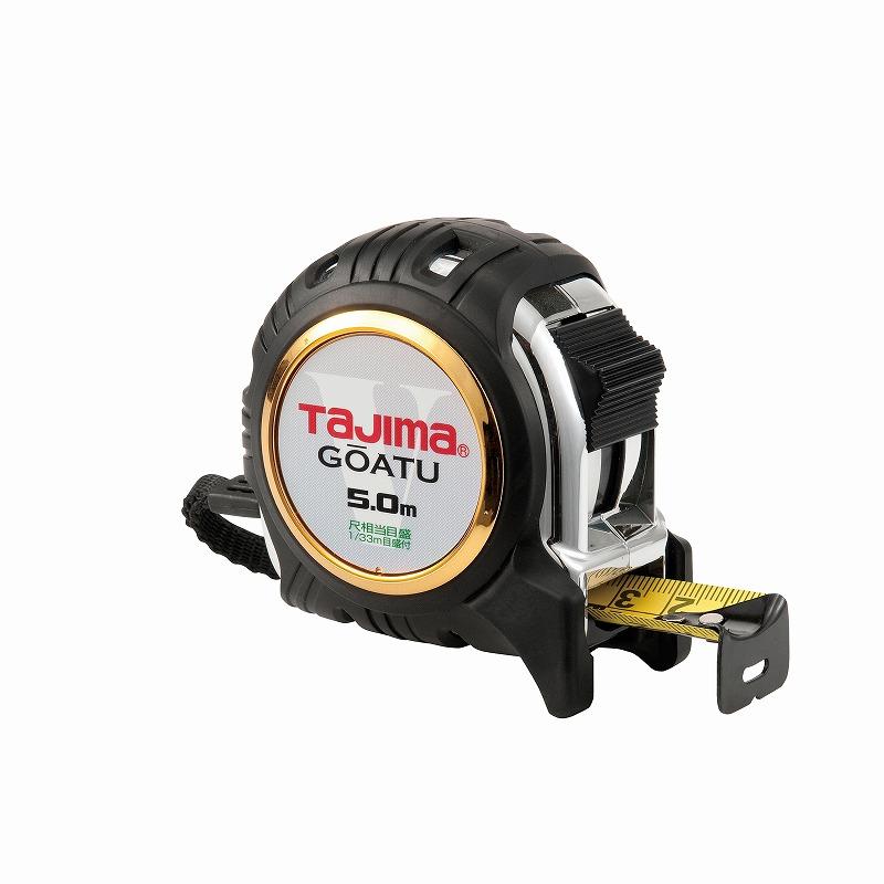 タジマ 剛厚Gロック-25 5.0m 尺相当目盛付 スケール コンベックス 巻尺