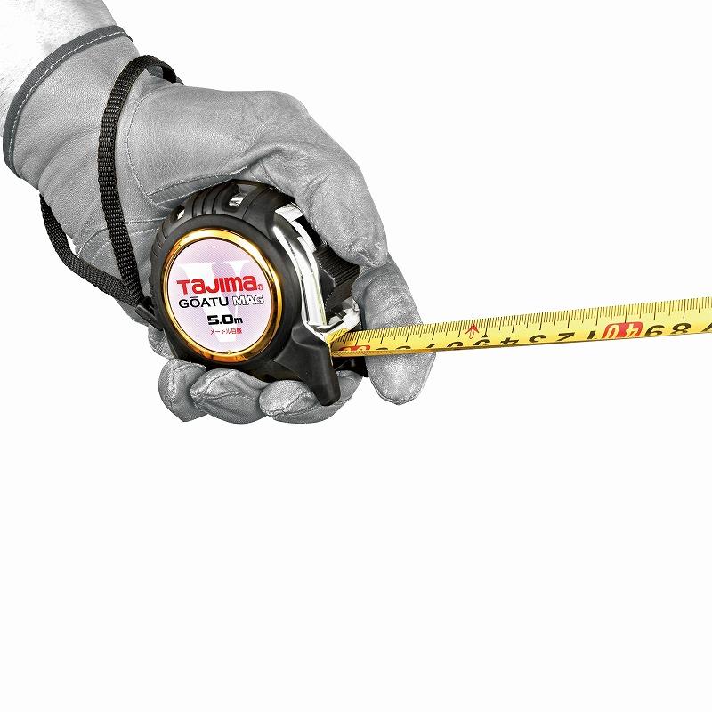 タジマ 剛厚Gロック-25 5.0m 尺相当目盛付 スケール コンベックス 巻尺