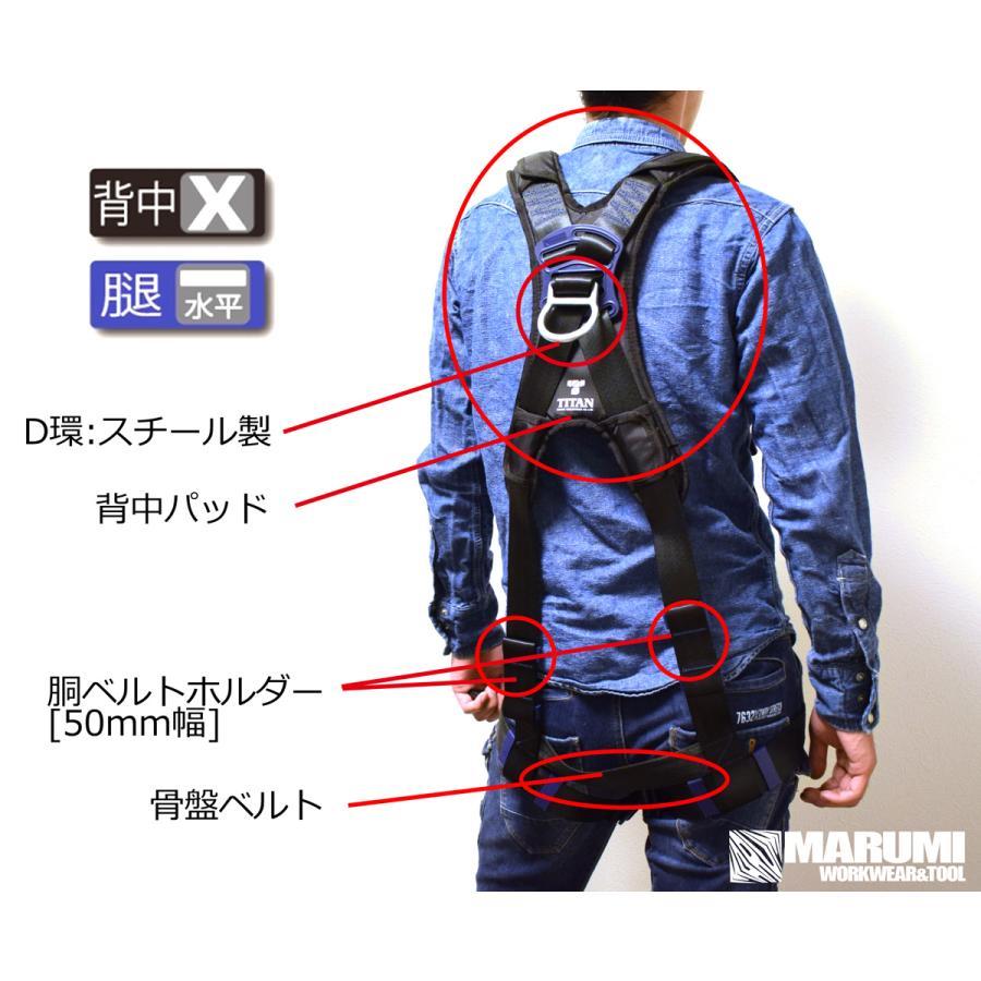 タイタン 【タイタン TITAN】新規格フルハーネス型安全帯 ホライゾン+