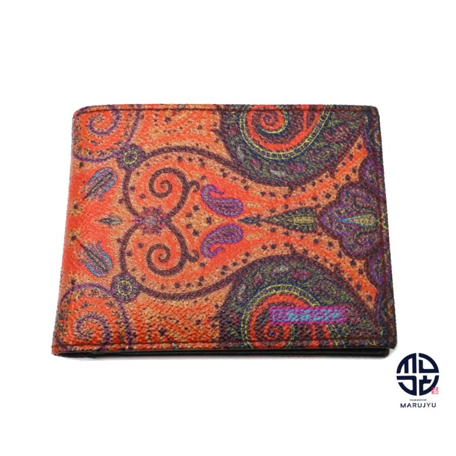ETRO（エトロ） ペイズリー柄 2つ折り財布 サイフ : 塚口丸十質舗