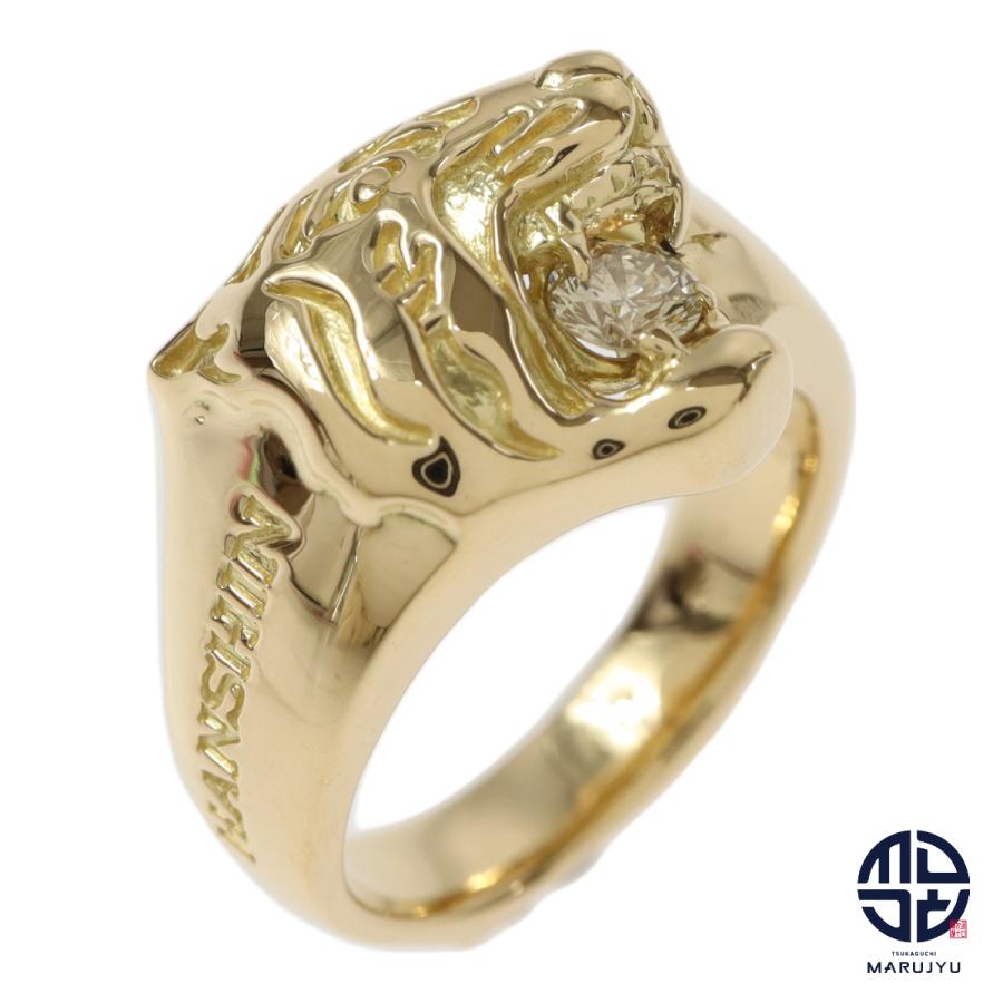 K18YG 18金イエローゴールド 阪神タイガース HANSHIN Tigers ダイヤ