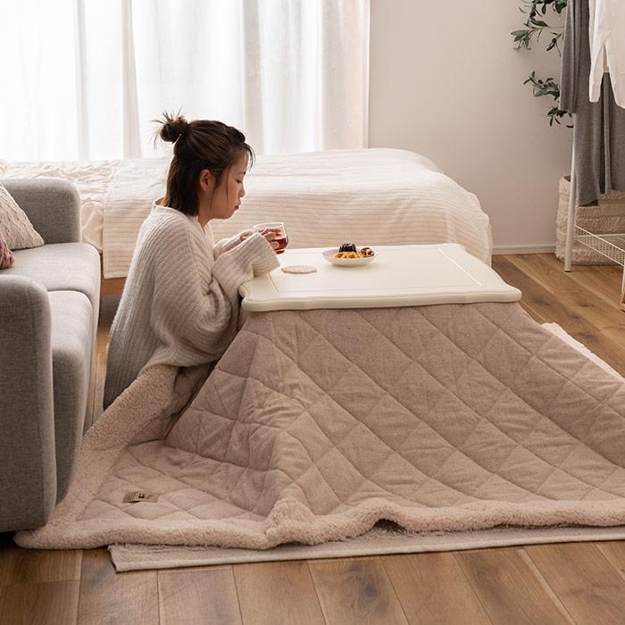 猫脚こたつテーブル 正方形 70×70cm 木製 コタツ[d] : MARUSYOU