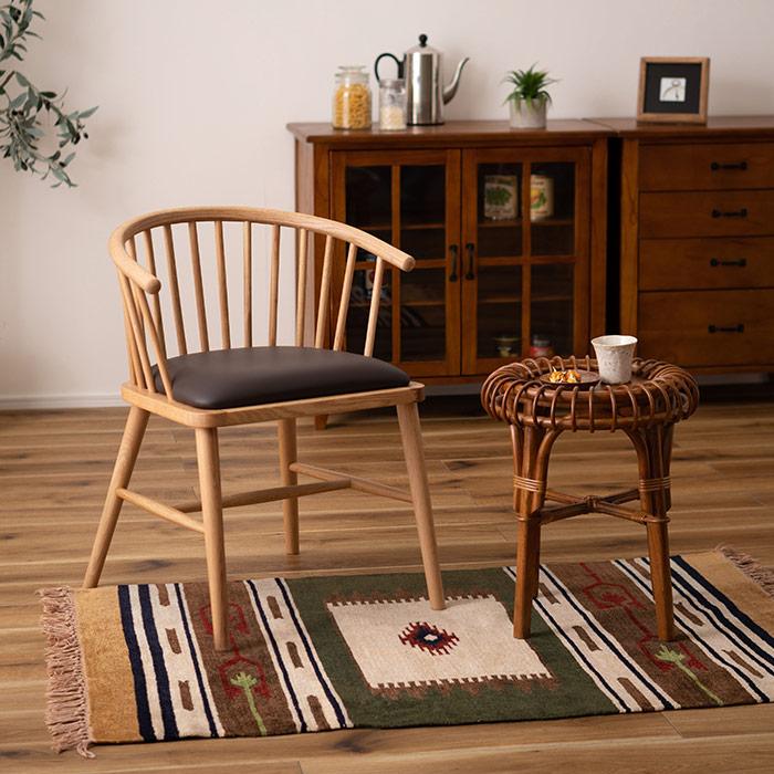 オーク材ウィンザーチェア 木製ダイニングチェア 椅子6[d] : MARUSYOU