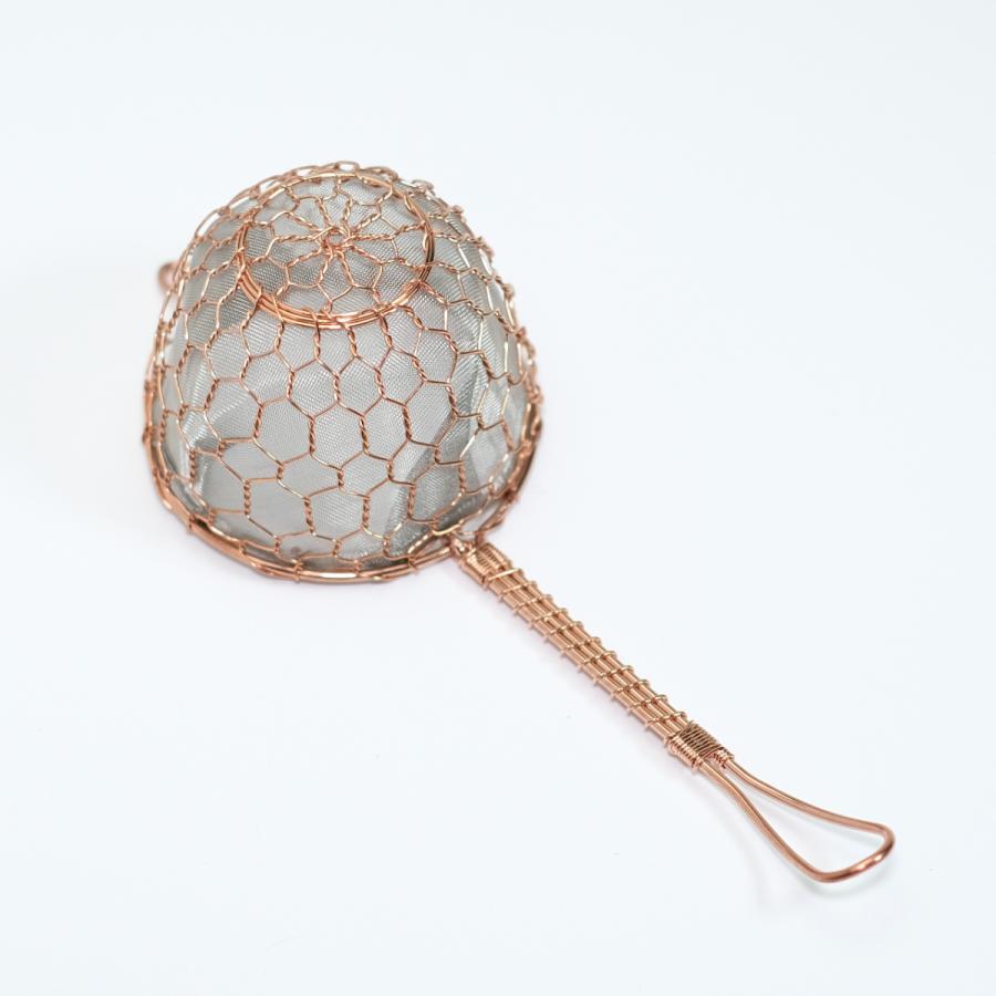 辻和金網 銅製 茶こし 中サイズ : 京都アンテナショップ 丸竹夷 - 通販