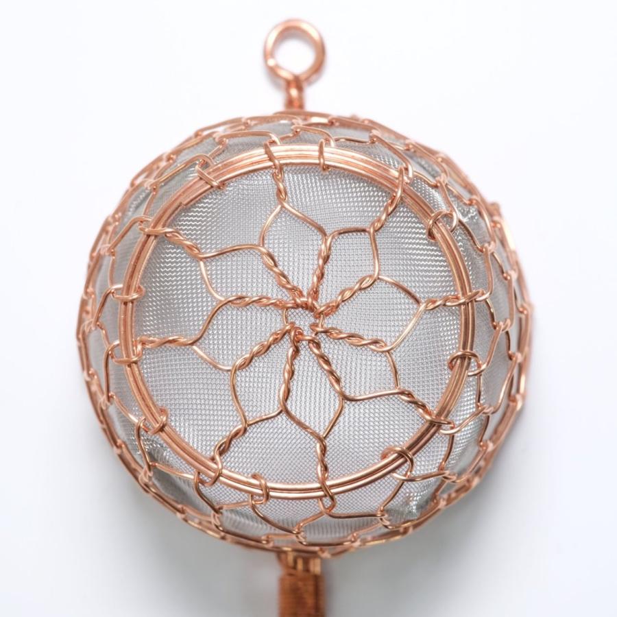 鳥井金網工芸 銅製 茶こし（小） : 京都アンテナショップ 丸竹夷