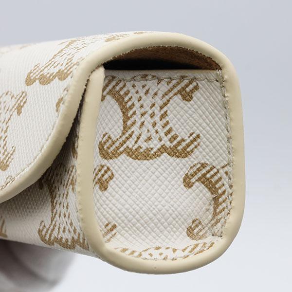 セリーヌ CELINE リングケース トリオンフキャンバス ホワイト