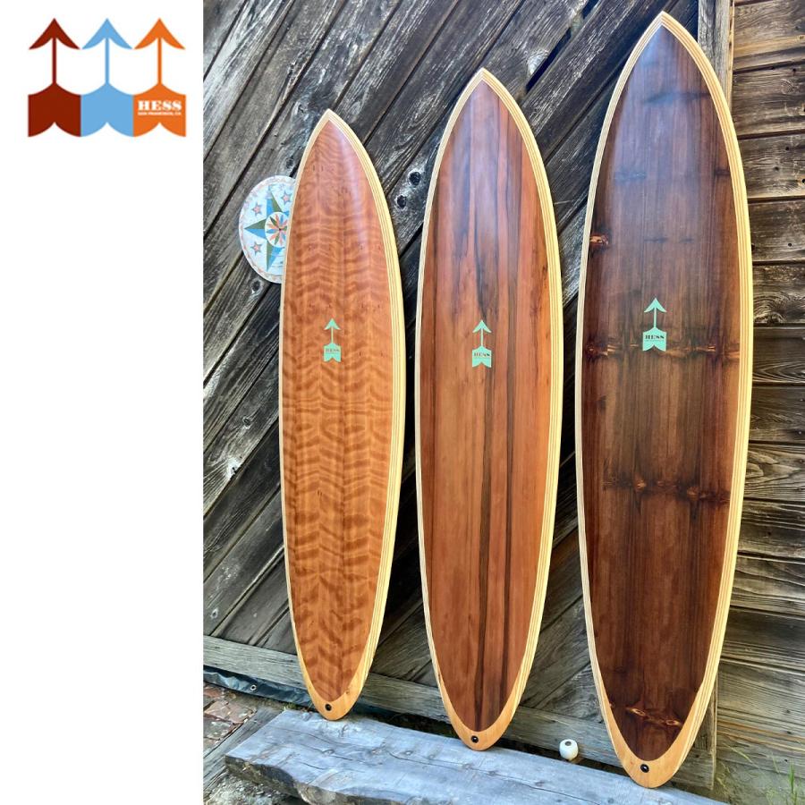 ヘス サーフボード HESS SURFBOARDS レッドウッド ベラ ツイン ウッド