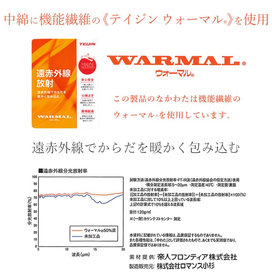 ロマンス小杉 ほんわか 敷パッド セミダブル 冬用 テイジン ウォーマル