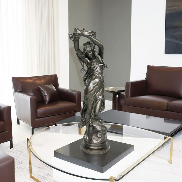 ブロンズ 女性像 H82cm 銅像 ヴィーナス インテリア 大きい 大型