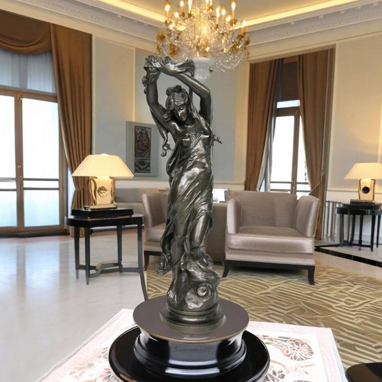 ブロンズ 女性像 H82cm 銅像 ヴィーナス インテリア 大きい 大型