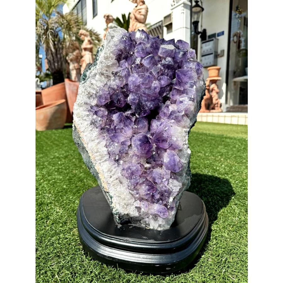 天然 アメジスト 紫水晶 クラスター 大きい 原石 H50cm 送料無料 鉱物