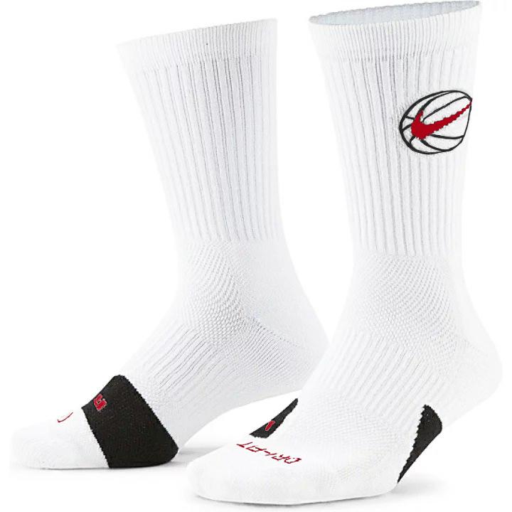 NIKE（ナイキ） バスケットボール ソックス 6色展開 バスケ 赤 緑