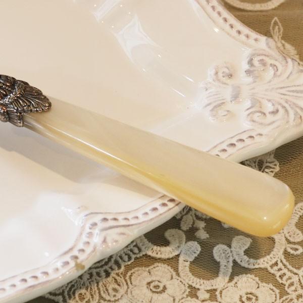 エメ EME ケーキフォーク 高級 ナポレオン アイボリー イタリア製